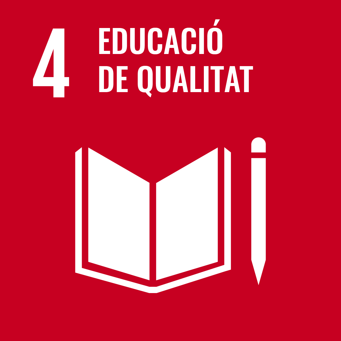 Objectiu 4: Garantir una educació inclusiva, equitativa i de qualitat i promoure oportunitats d'aprenentatge durant tota la vida per a tothom