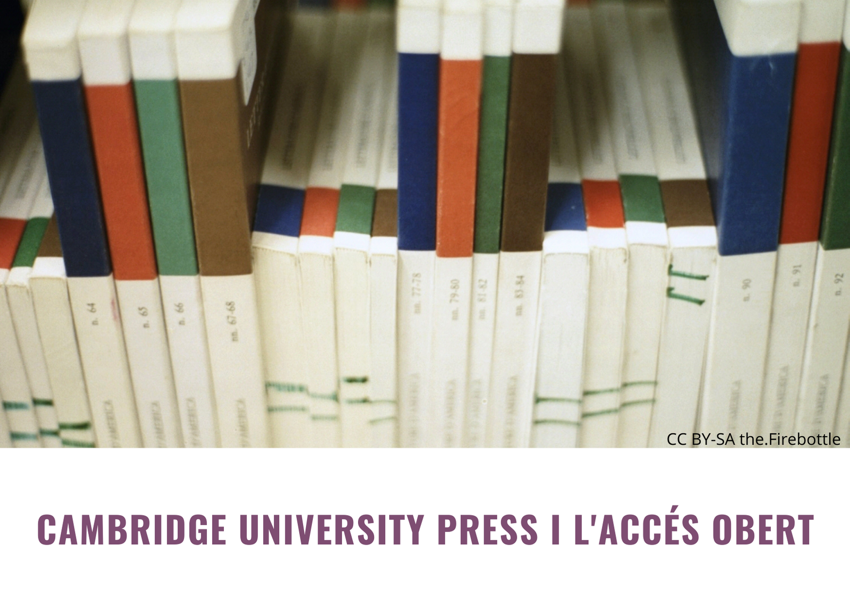 Cambridge University Press i accés obert