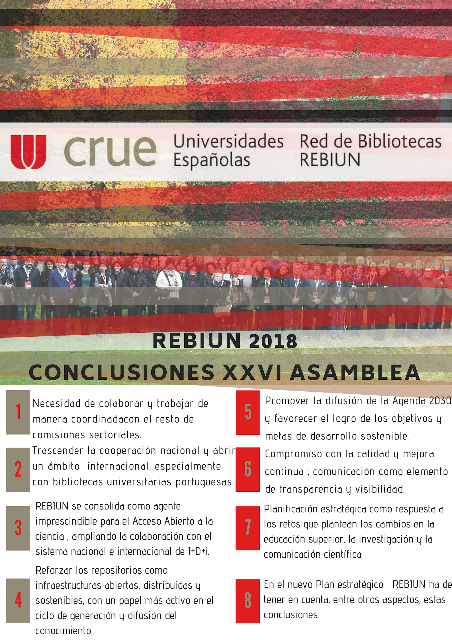 POSTER_Conclusiones_XXVI Asamblea_REBIUN_Salamanca_2018
