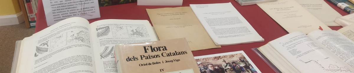 Bibliographic exhibition Oriol de Bolòs