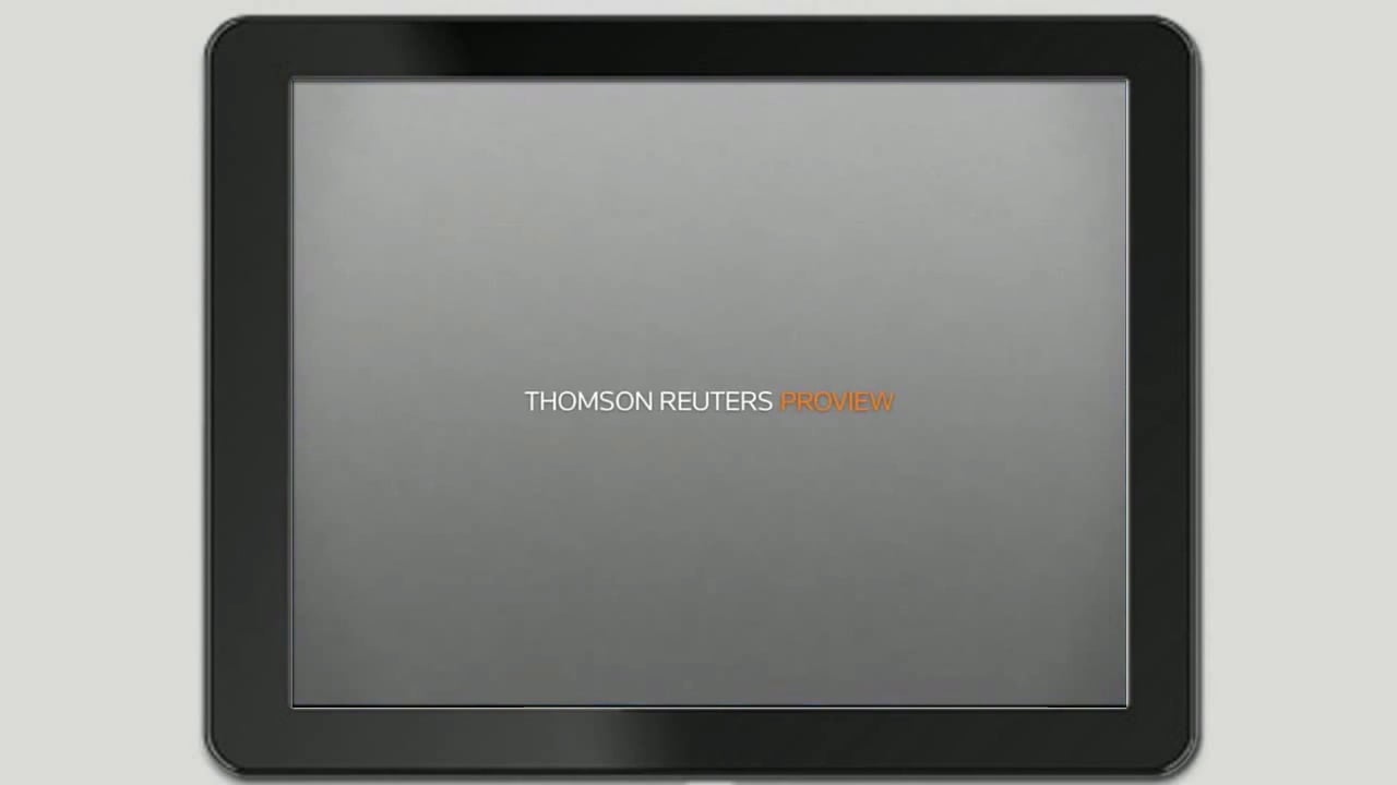 Thomson Reuters Proview