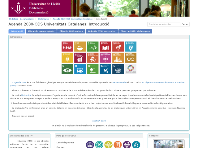 Biblioguia Agenda 2030-ODS Universitats Catalanes