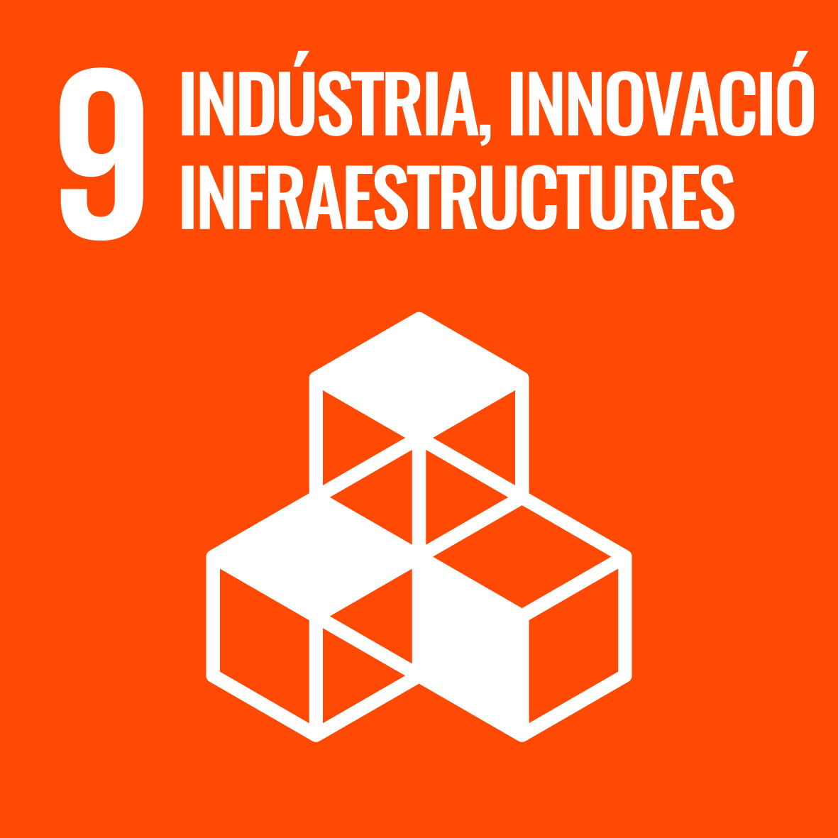 Objectiu 9: Construir infraestructures resilients, promoure la industrialització inclusiva i sostenible i fomentar la innovació