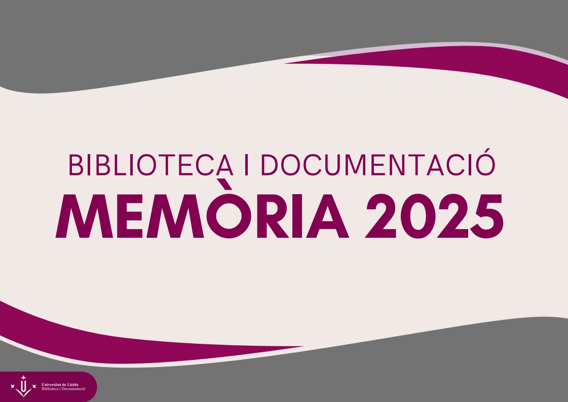 Memòria 2025
