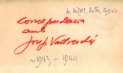 Carta de Josep Vallverdú