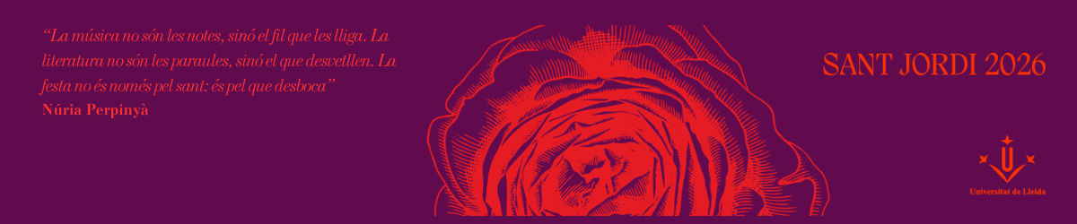 Sant Jordi a les biblioteques de la UdL