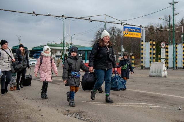 refugiados de Ucrania
