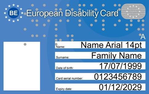 targeta europea de discapacitat